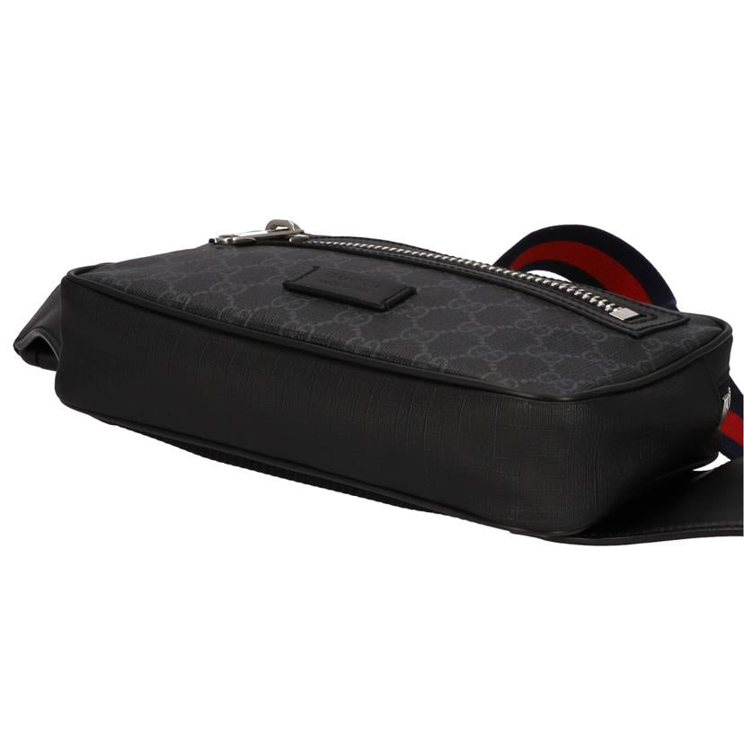 GUCCI グッチ/ソフト GGスプリーム ベルトバッグ/ブラック/474293//520981/Aランク/75