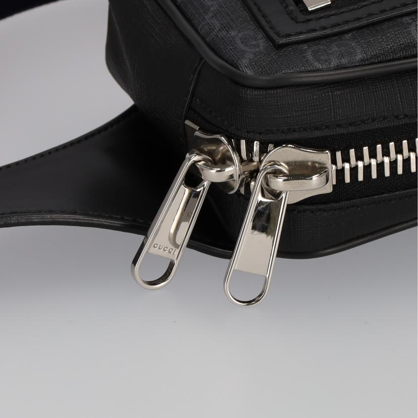GUCCI グッチ/ソフト GGスプリーム ベルトバッグ/ブラック/474293//520981/Aランク/75