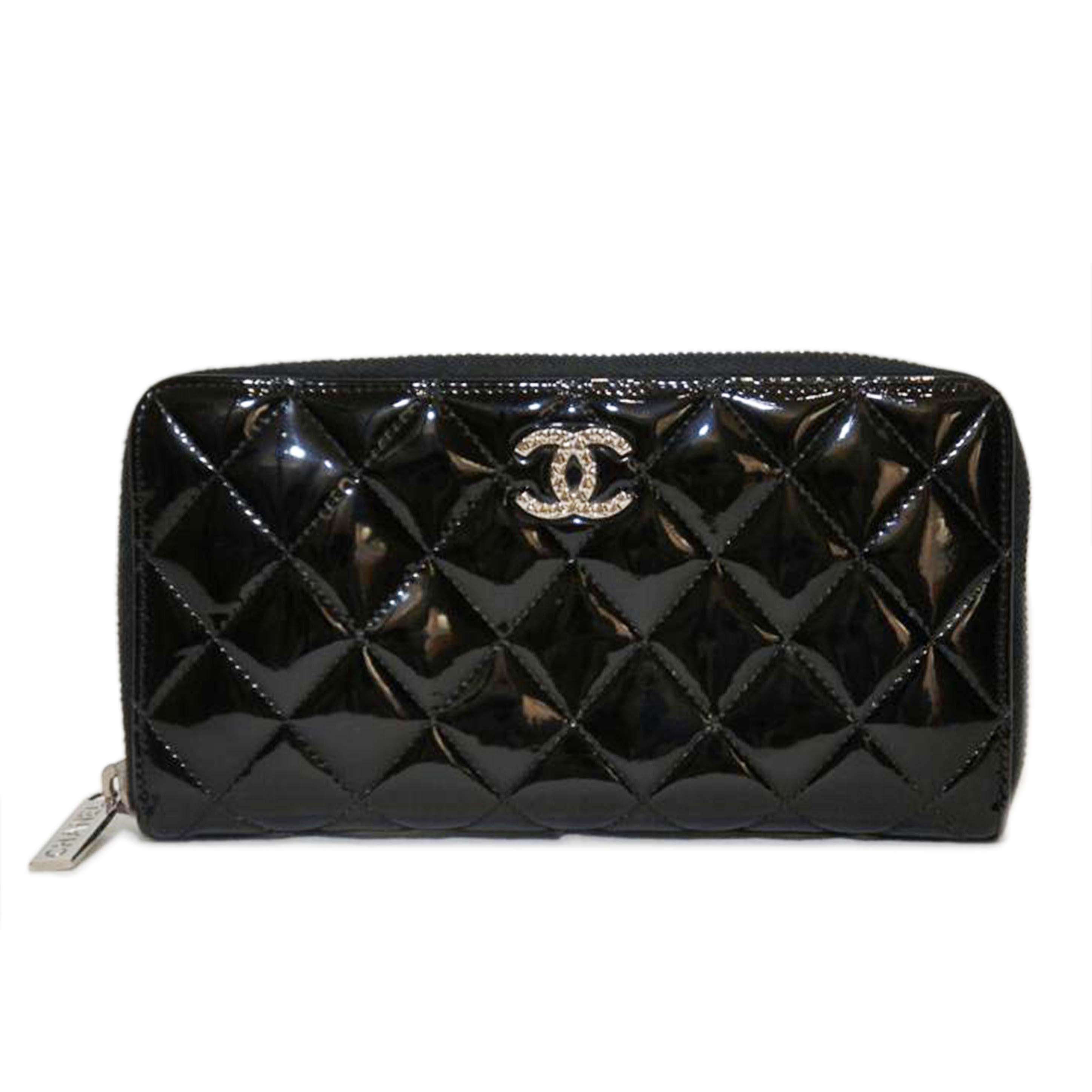 CHANEL シャネル/ブリリアントラウンドファスナー長財布/A50106//15300441/Bランク/94