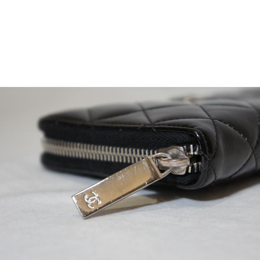 CHANEL シャネル/ブリリアントラウンドファスナー長財布/A50106//15300441/Bランク/94