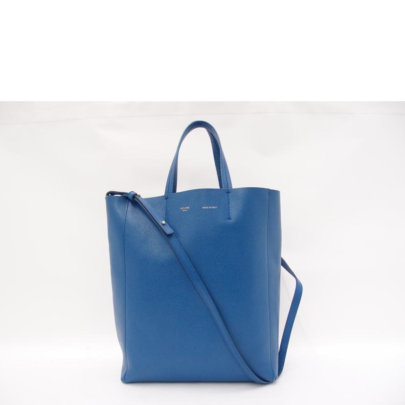 CELINE セリーヌ ハンド 縦長 斜め掛け 肩掛け レディース メンズ/バーティカルカバ・スモールトート/ブルー/176183XBA //S CU-3105/ABランク/69