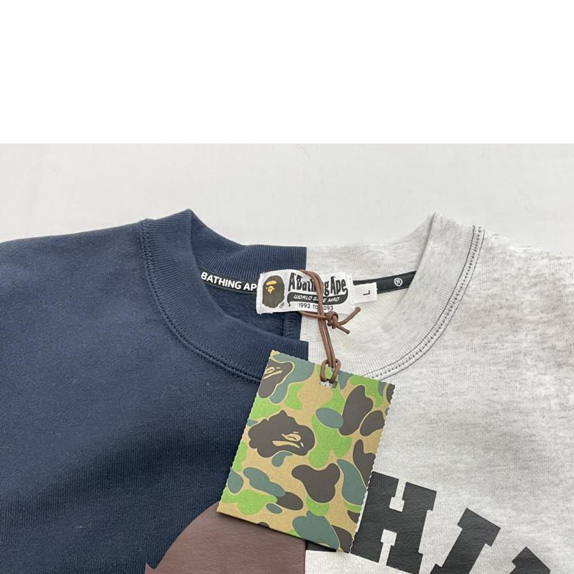 A BATHING APE アベイシングエイプ/LOOSE FIT CREWNECK/001SWH7010021//SAランク/51