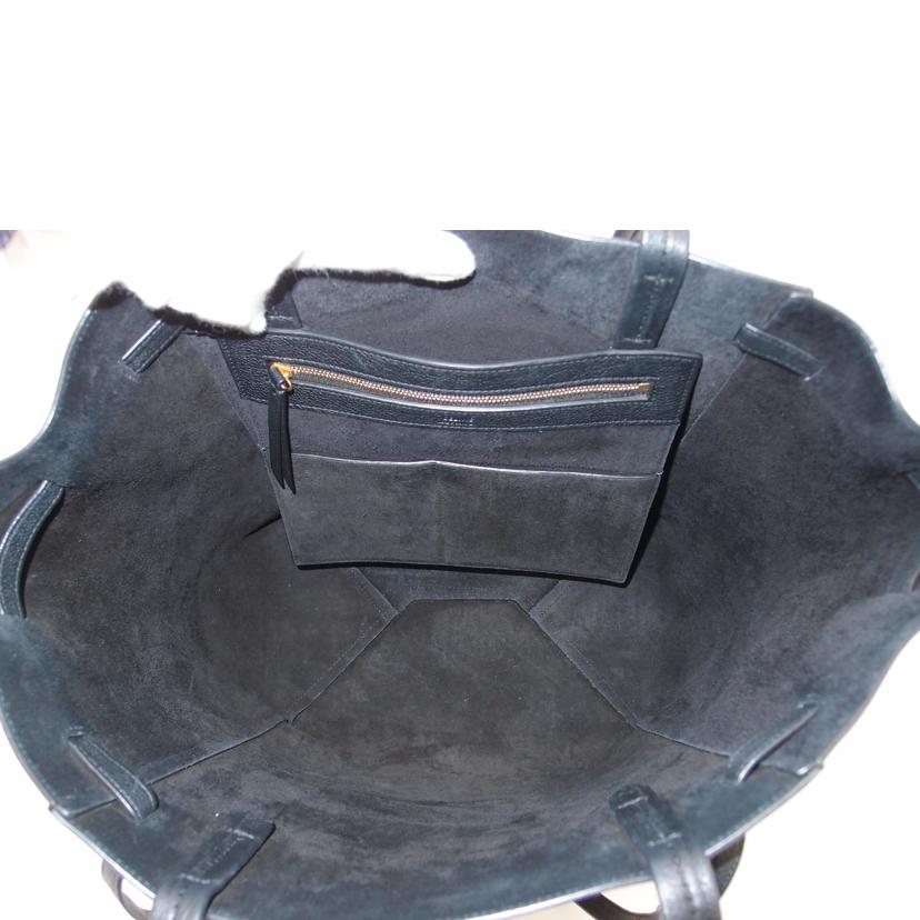 CELINE セリーヌ トートバッグ レザー 黒 レディース/カバファントム・スモール/カーフスキン/ブラック/176023TNI//F-CU-2156/Aランク/69