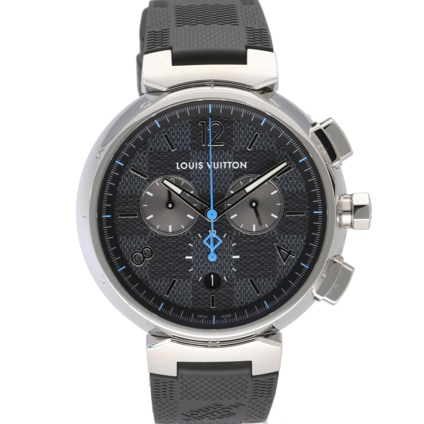LOUIS VUITTON ルイ・ヴィトン/タンブールGM・クロノグラフ/ダミエグラフィット/クオーツ/QA094Z//UH6***/ABランク/75