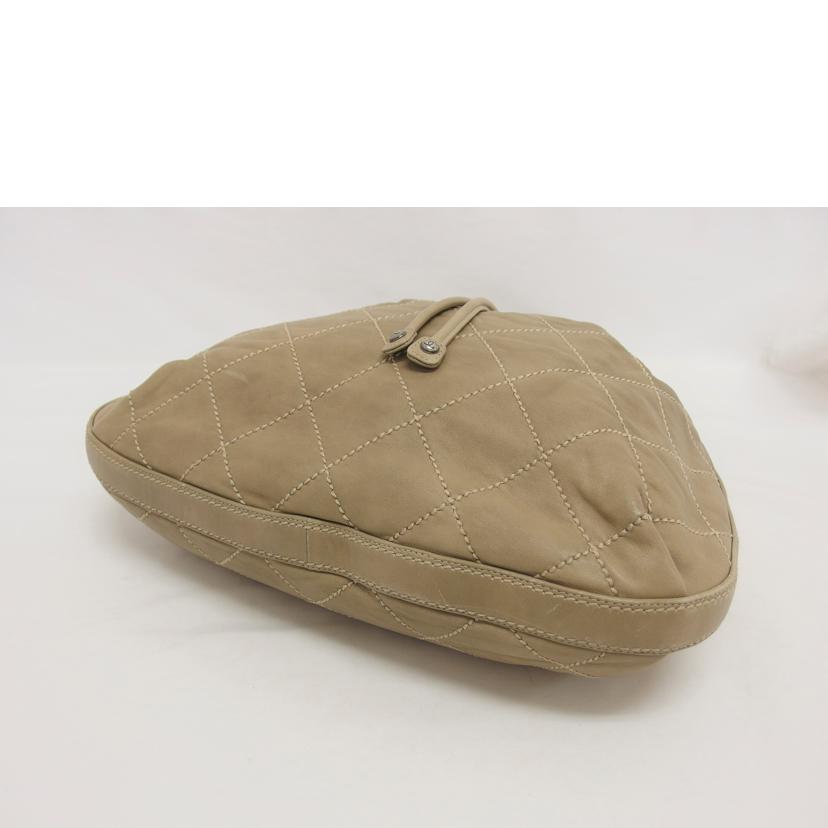 CHANEL シャネル/ワイルドステッチ/ワンショルダーバッグ/ベージュ系//11335427/Bランク/04