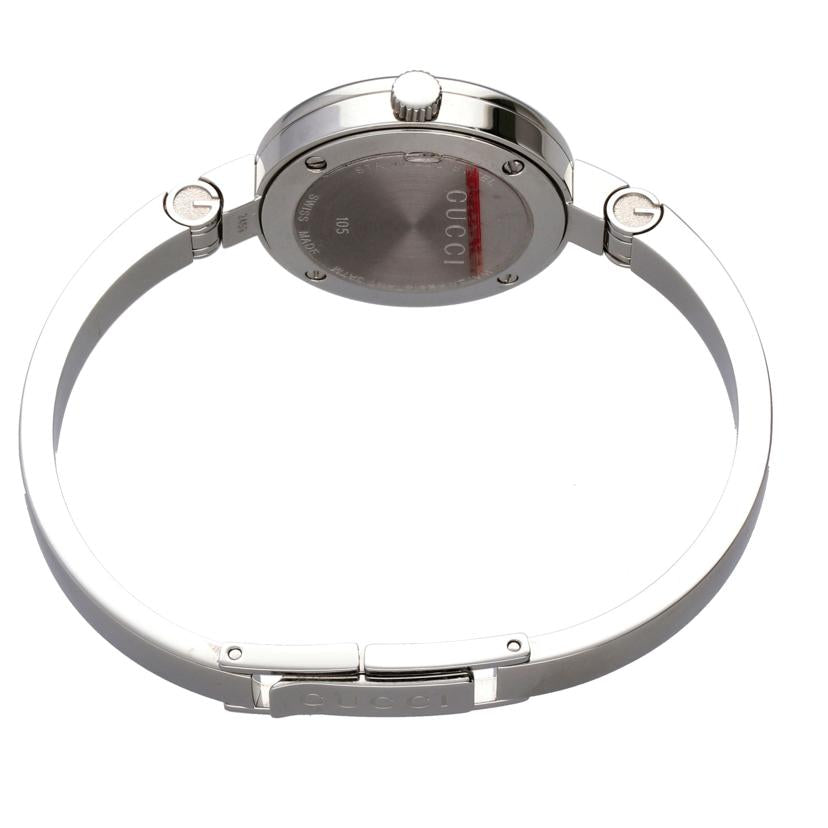 GUCCI グッチ/バングルウォッチ・1Pダイヤ/レディース/クオーツ/105//107*****/Aランク/03