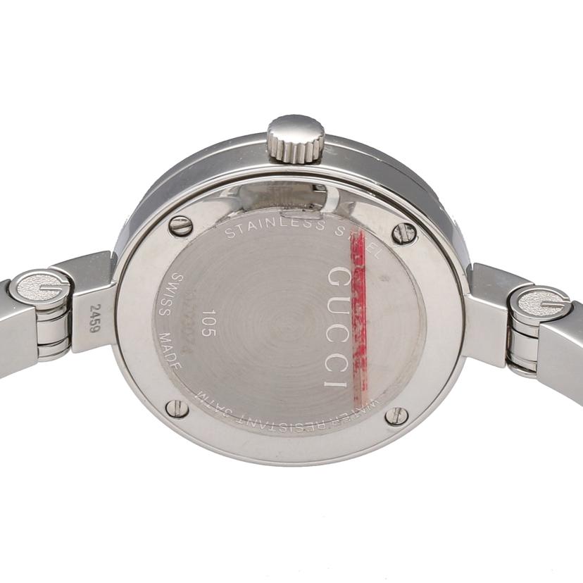 GUCCI グッチ/バングルウォッチ・1Pダイヤ/レディース/クオーツ/105//107*****/Aランク/03