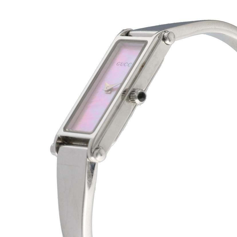 GUCCI グッチ/バングルウォッチ・ピンク×シルバー/1500L//113****/ABランク/92