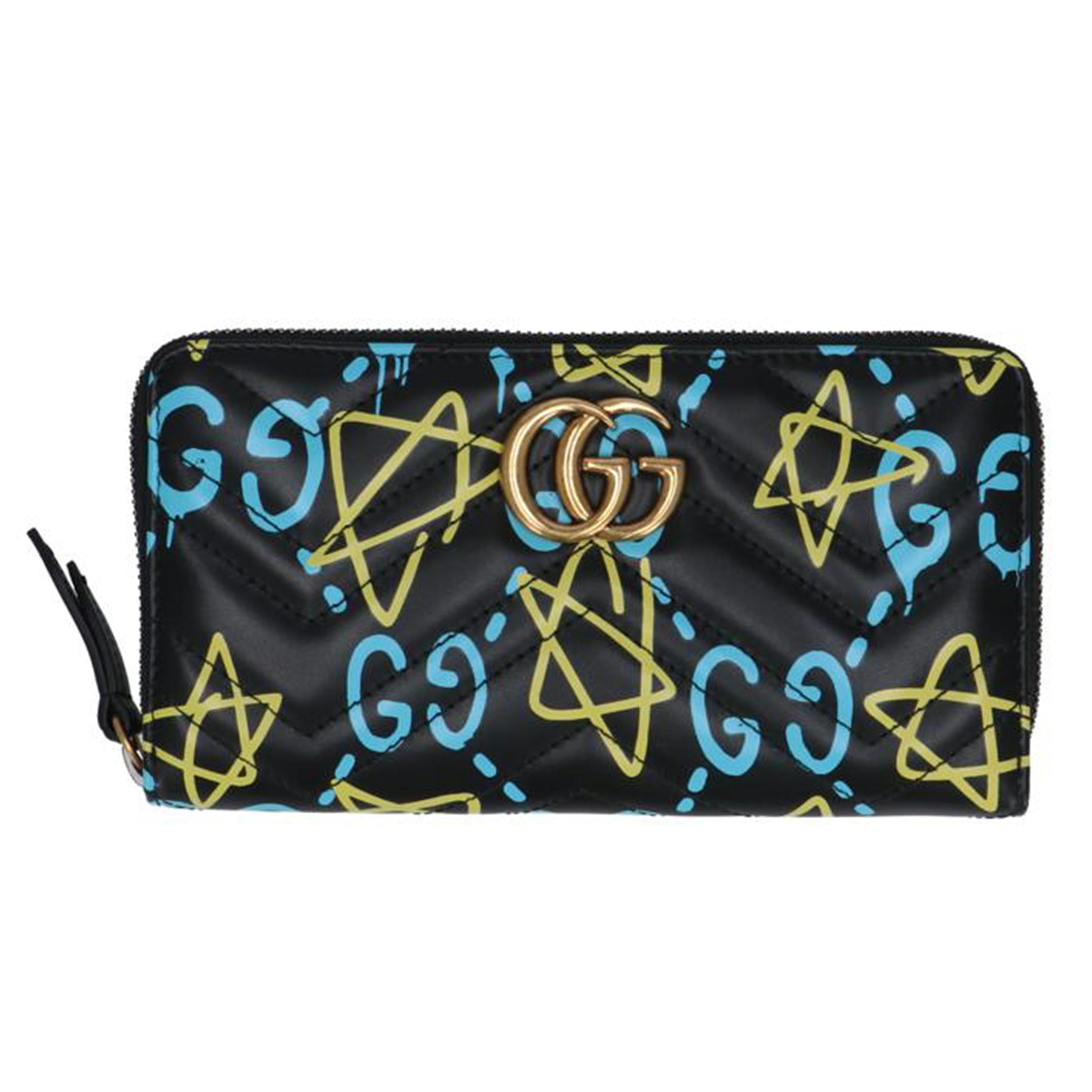 GUCCI グッチ GUCCI ゴーストGGマーモントラウンドファスナー長財布 レディース/ゴーストGGマーモント ラウンドファスナー長財布/003021//Aランク/37