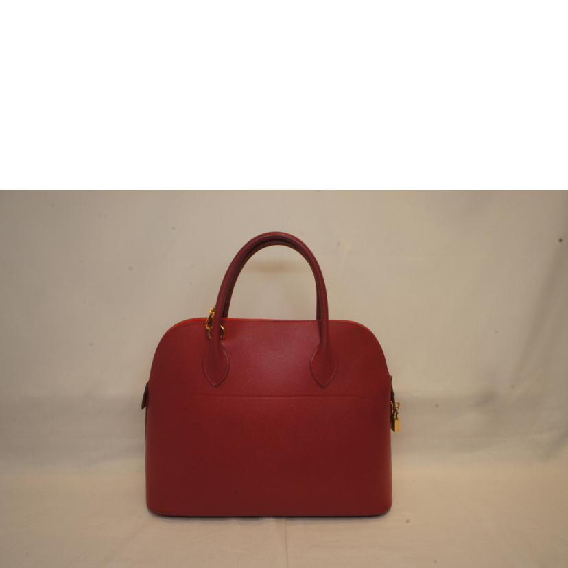 HERMES エルメス/ボリード35/クシュベル/ルージュヴィフ/GD金具//23C ○Y刻印/Aランク/92