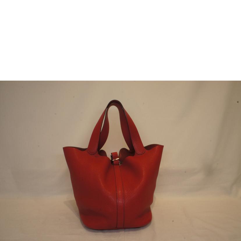HERMES エルメス/ピコタンロックGM/トリヨンクレマンス/ルージュカザック//□Q刻印C034/Aランク/92