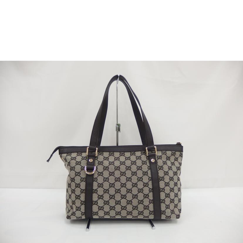 GUCCI グッチ/GGキャンバストート/グレー/272399//498879/Bランク/82