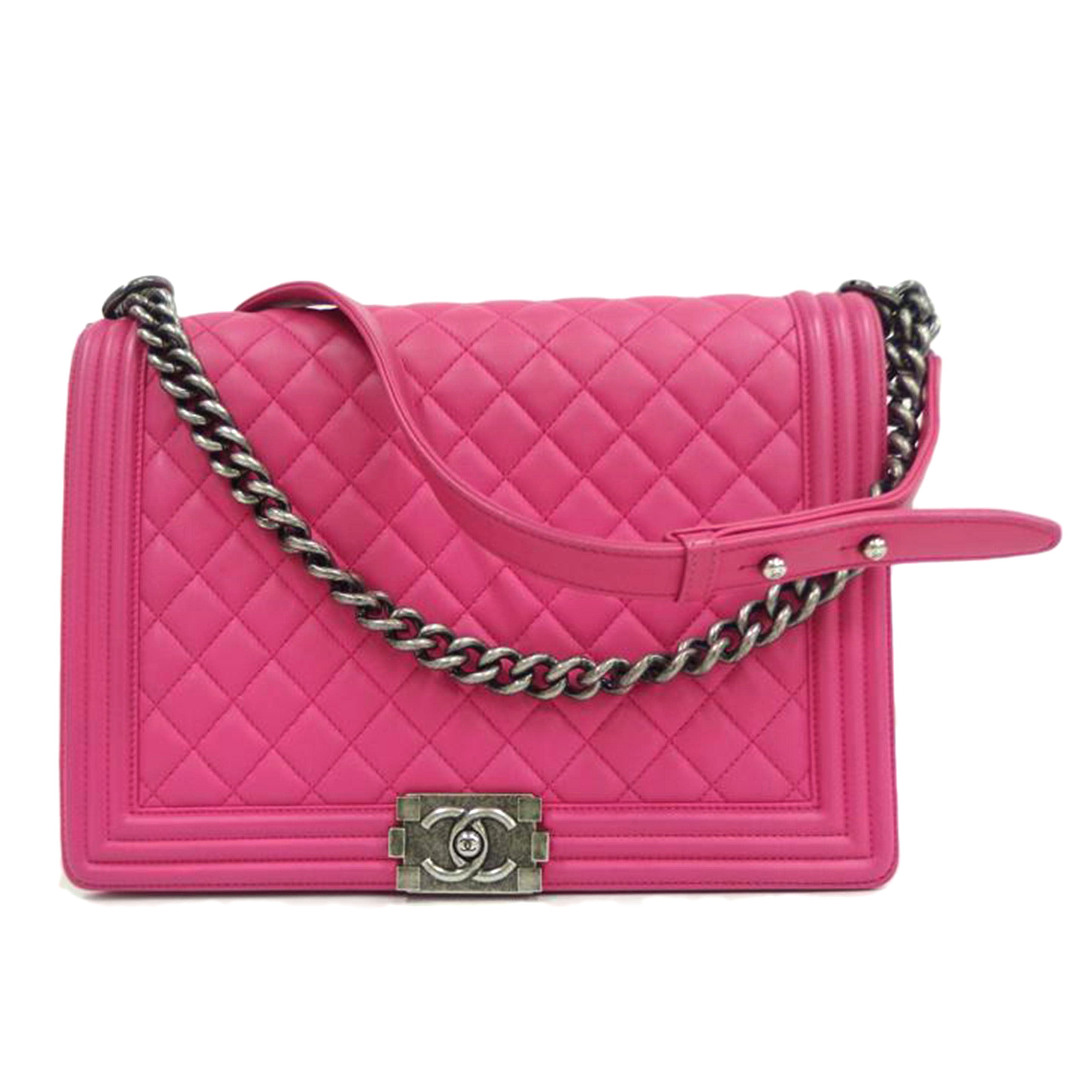 CHANEL シャネル/ ボーイシャネル レザーチェーンショルダー//19271523/Bランク/82