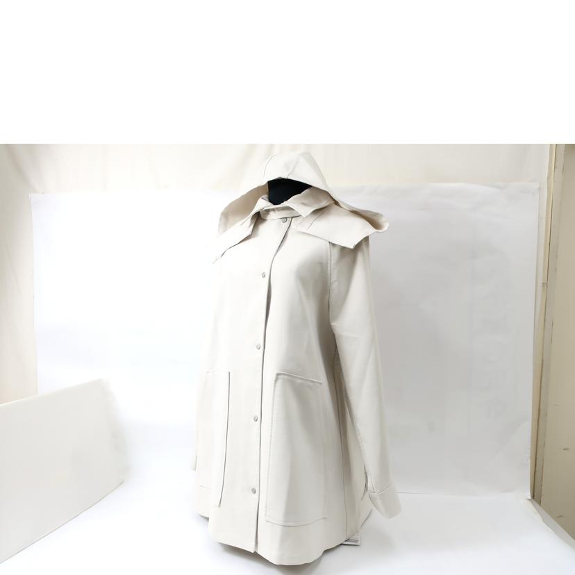 IENA イエナ/トリプルクロスフードコート/サイズ38 Mサイズ相当 ホワイト/23-020-900-5660-1-0//Aランク/65