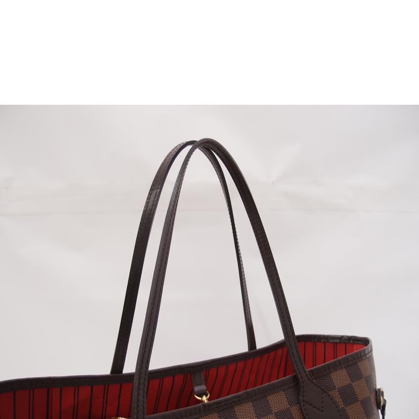LOUIS VUITTON ルイヴィトン ルイ・ヴィトン ビトン ダミエ・エベヌ 市松模様 ブラウン 茶 ショルダーバッグ ハンドバッグ トートバッグ レディース 定番 人気 LV 肩がけ/ネヴァーフルMM/ダミエ・エベヌ/ルージュ/N41358//CA1***/Bランク/69