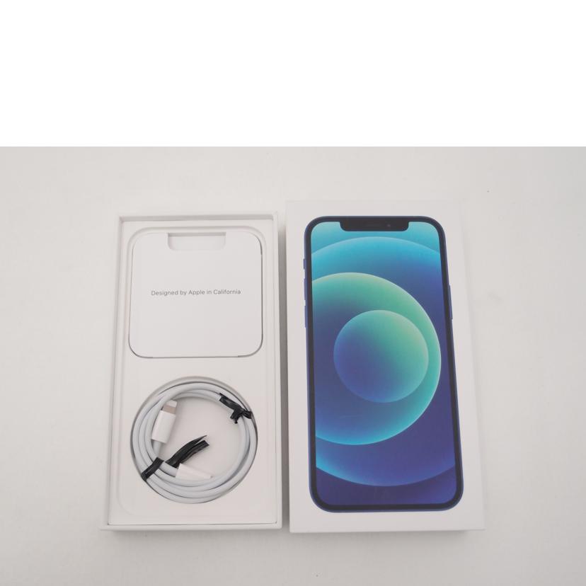 Apple アップル/iPhone12 128GB ブルー/SIMロック解除済 スマートフォン/MGHX3J/A//353049118650290/ABランク/69