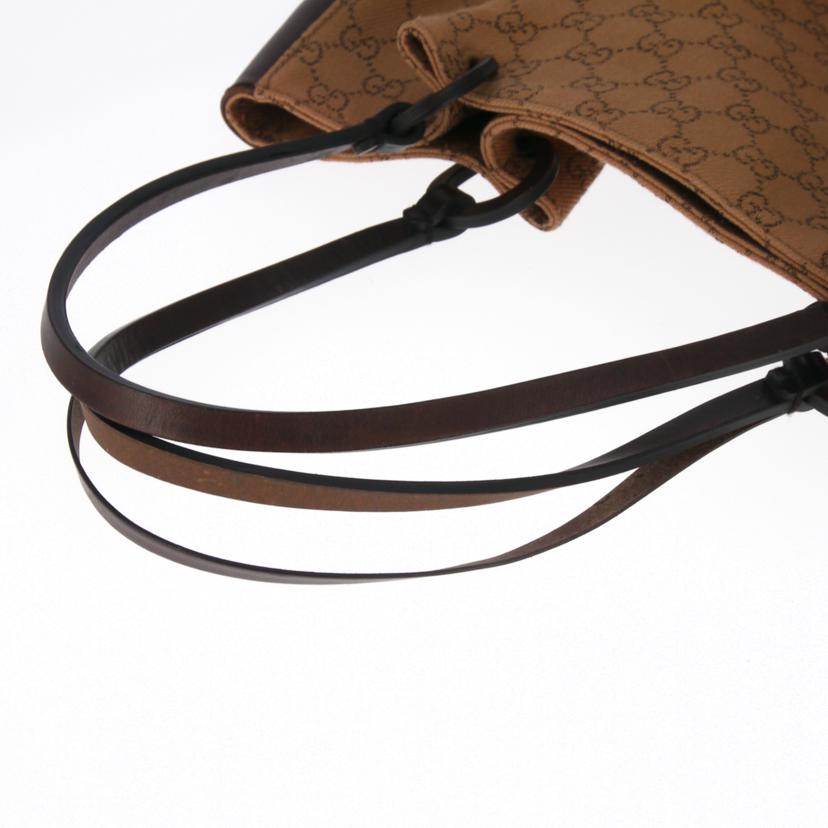 GUCCI グッチ/GGキャンバスレザートート/ミニポーチ付き/101920//1705/Bランク/75