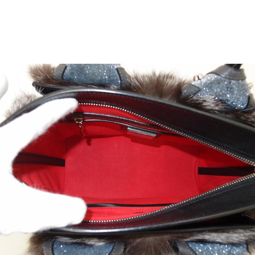 C.Louboutin クリスチャン・ルブタン/ミンクファー×レザーハンド//ABランク/69