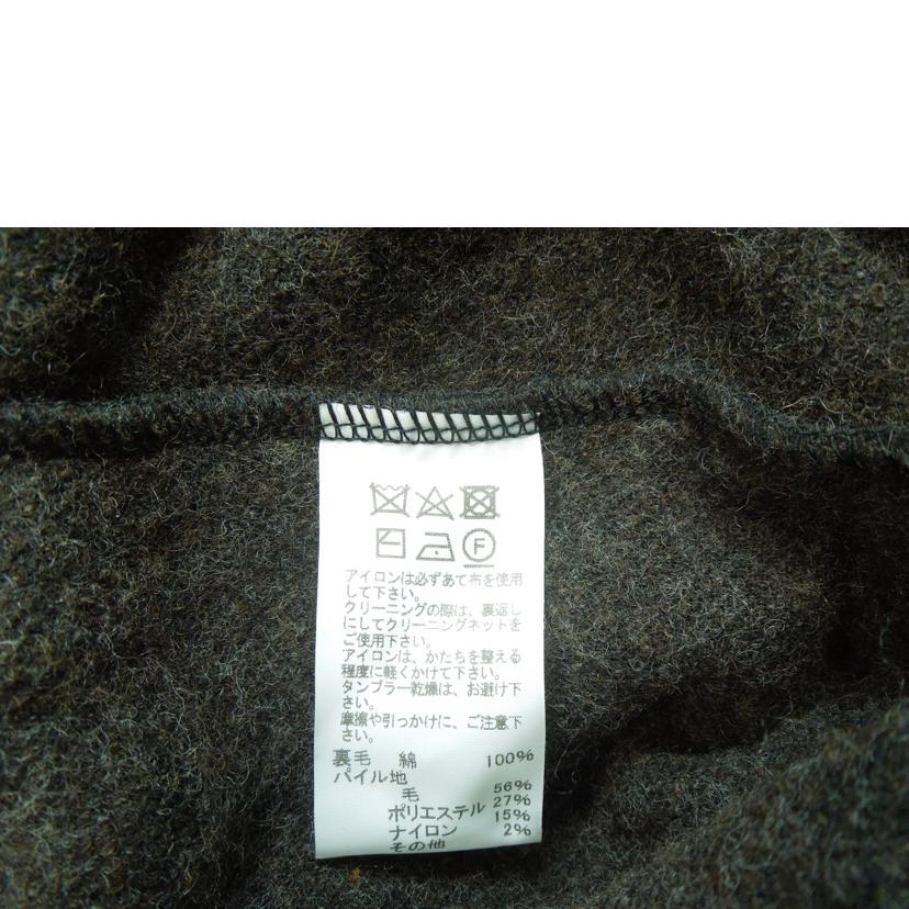 sunao kuwahara/sunao kuwahara ノーカラーブルゾン フルジップ ブラック/ブラウン サイズ2 /JO0202//Aランク/83