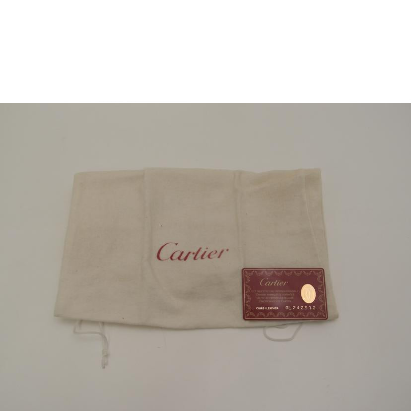 Cartier カルティエ ハンドバッグ レザー ワインレッド 3色/トリニティハンド/ボルドー//SAランク/69