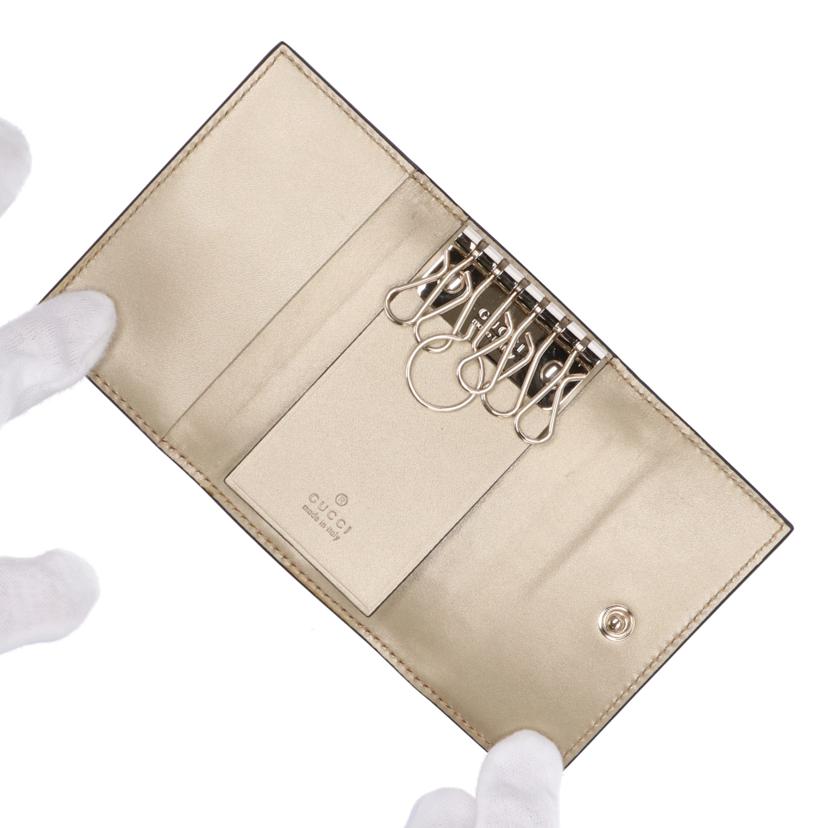 GUCCI グッチ/GGシマ/6連キーケース/388682・493075//Aランク/75