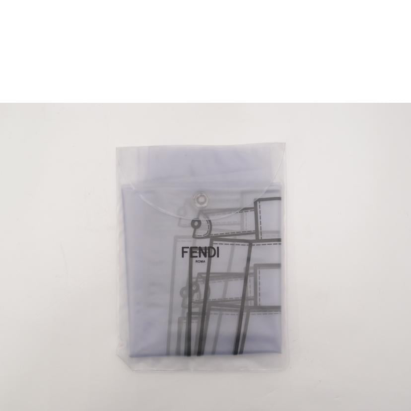 FENDI フェンディ 2way ショルダー ターンロック レザー /ピーカブー・モンスター/ブルー/8BN226//01465720/Aランク/69