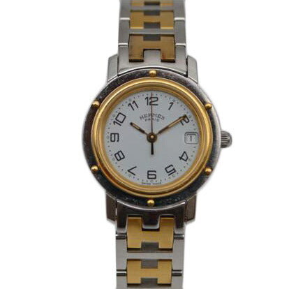 HERMES エルメス/クリッパーコンビレディースクォーツ/CL4.220//147****/ABランク/89