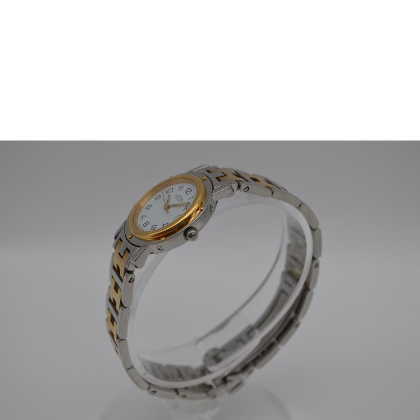 HERMES エルメス/クリッパーコンビレディースクォーツ/CL4.220//147****/ABランク/89