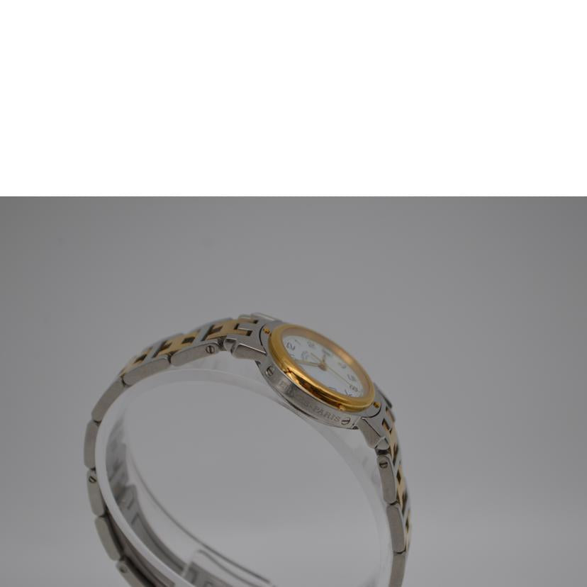 HERMES エルメス/クリッパーコンビレディースクォーツ/CL4.220//147****/ABランク/89