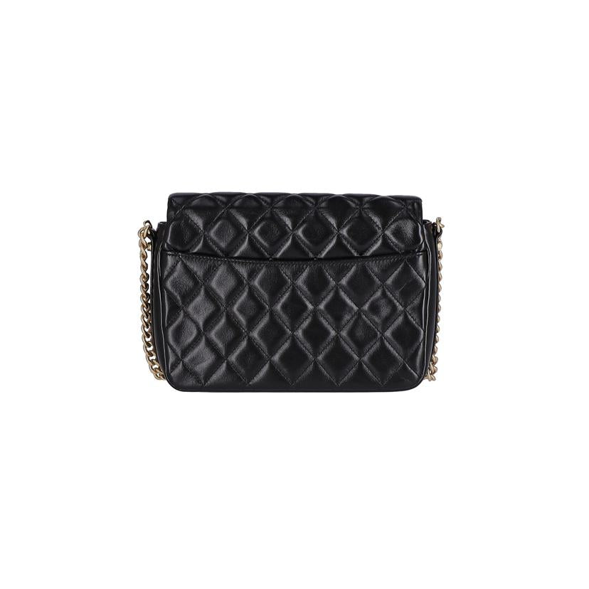 CHANEL シャネル CHANEL AS3855 ミニマトラッセチェーンショルダー 黒 G金具/ミニマトラッセチェーンショルダー黒/G金具/AS3855//ABランク/37