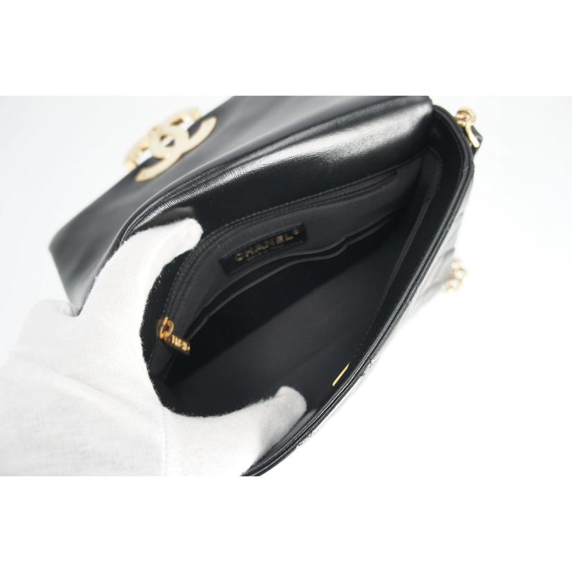 CHANEL シャネル CHANEL AS3855 ミニマトラッセチェーンショルダー 黒 G金具/ミニマトラッセチェーンショルダー黒/G金具/AS3855//ABランク/37