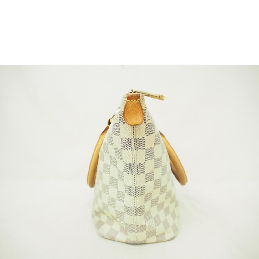 LOUIS VUITTON ルイヴィトン ルイ・ヴィトン ダミエ・アズール 市松模様 ホワイト 白 ショルダーバッグ ハンドバッグ トートバッグ ブラウン メンズ レディース 定番 人気 LV 斜め掛け 肩がけ/サレヤPM/ダミエ/アズール/N51186//VI1***/BCランク/78