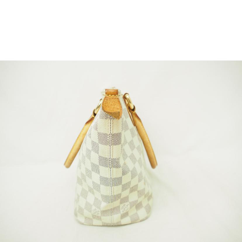 LOUIS VUITTON ルイヴィトン ルイ・ヴィトン ダミエ・アズール 市松模様 ホワイト 白 ショルダーバッグ ハンドバッグ トートバッグ ブラウン メンズ レディース 定番 人気 LV 斜め掛け 肩がけ/サレヤPM/ダミエ/アズール/N51186//VI1***/BCランク/78