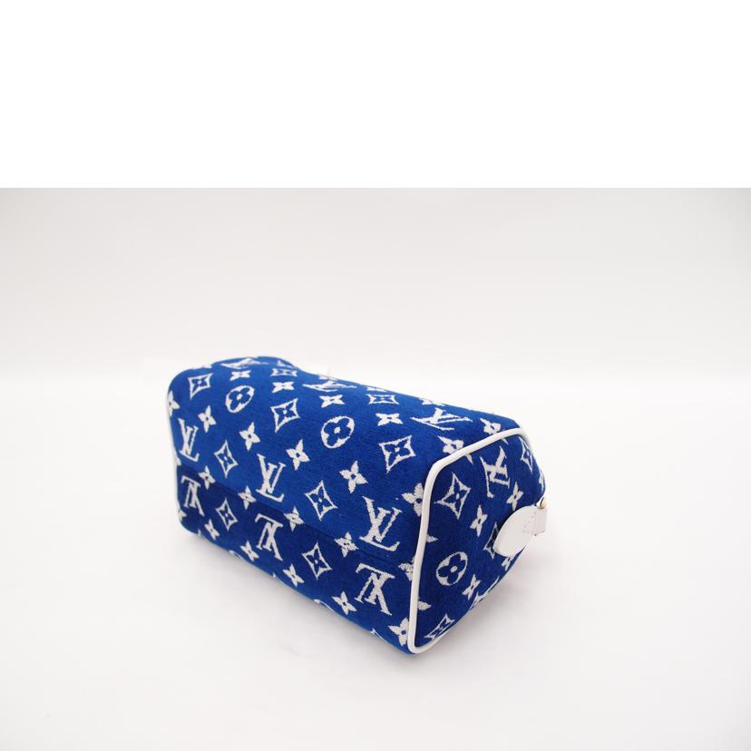 LOUIS VUITTON ルイヴィトン ビトン ハンドバック 2WAY ショルダーバック ミニ ボストンバック 斜め掛け 青 レディース/スピーディバンドリエール20/ジャカード・ベルベット/M20751//RFI****/SAランク/69