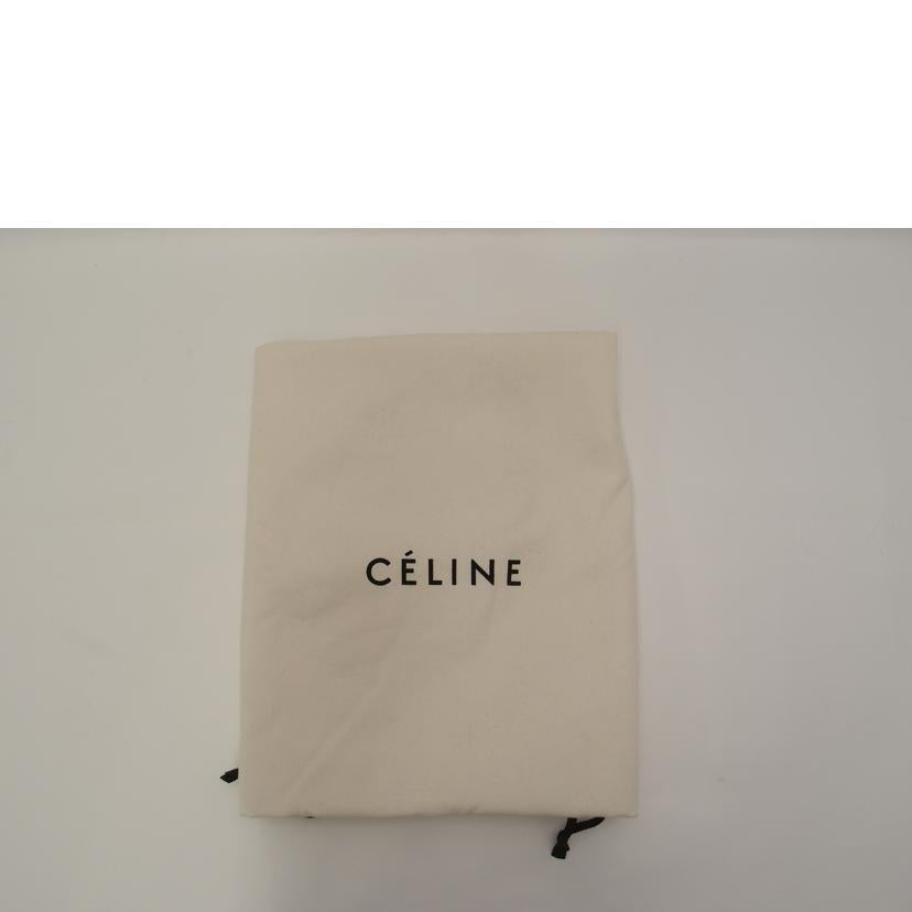 CELINE セリーヌ ワンショルダー 肩掛け ビッグサイズ レザー トリコロール 縦46cm 横35cm/ツイステッドカバ・ラージサイズ/スムースカーフスキン//S-CE-0147/Aランク/69