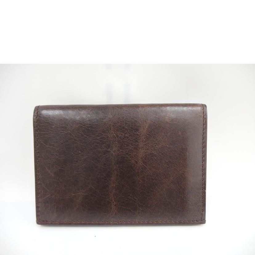 Cartier カルティエ/レザーカードケース/茶//ABランク/82