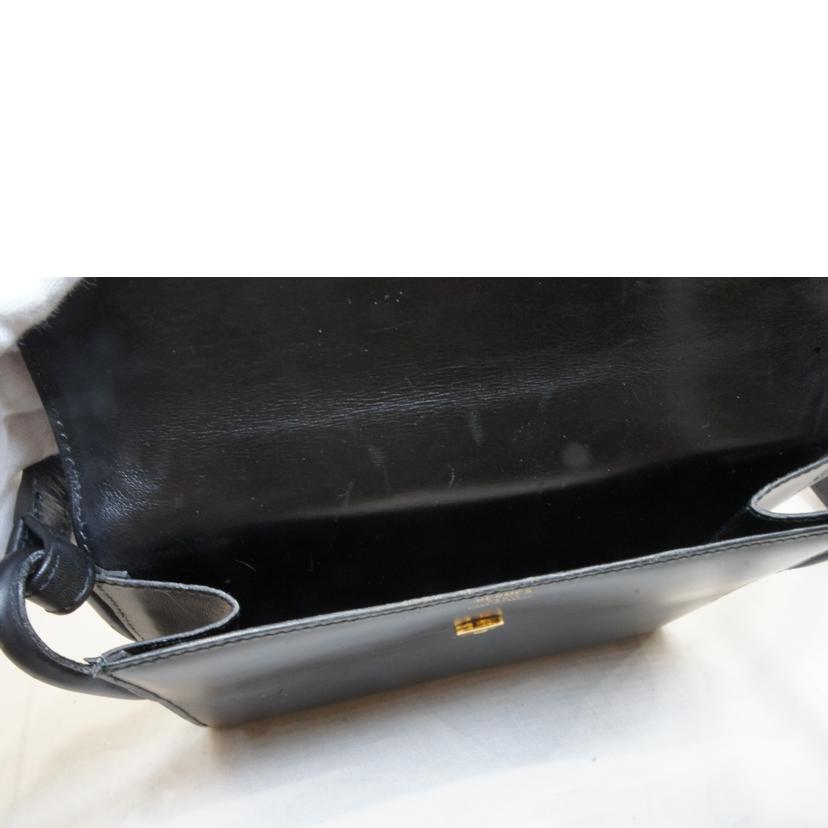 HERMES エルメス/ボックスカーフビンテージレザーポシェットショルダー//〇R/Bランク/92