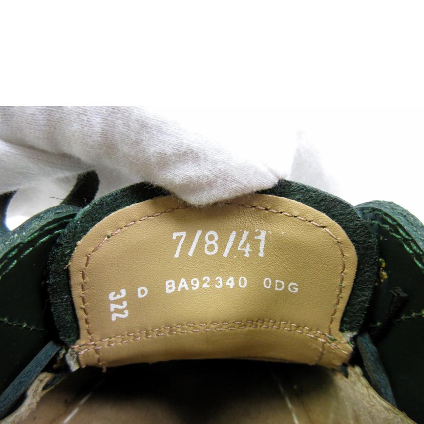 Bass×B&Y Bass×B&Y/レザーデッキシューズ 緑/BA92340//26.0/ABランク/70