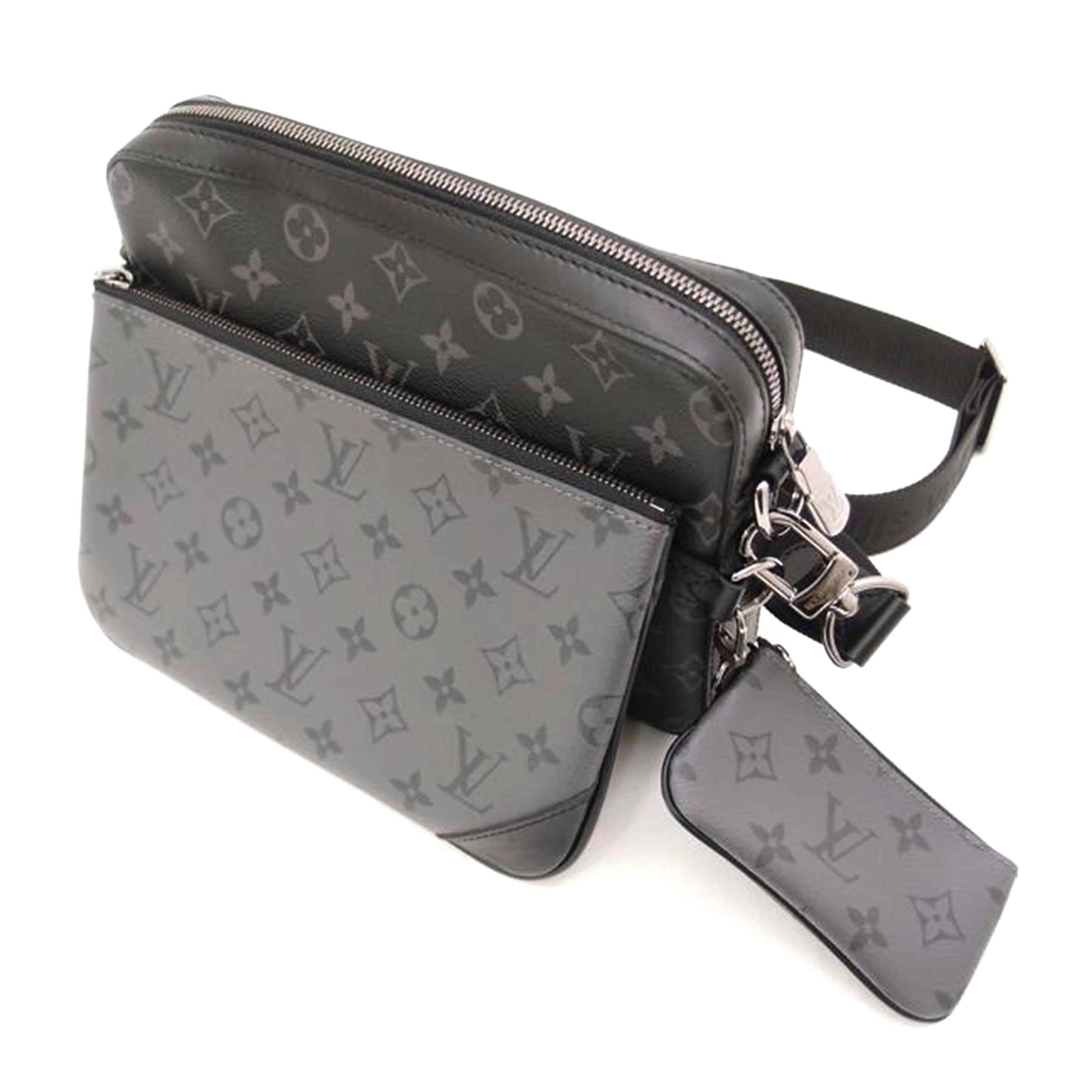 LOUIS VUITTON ルイヴィトン ビトン ショルダーバッグ 斜め掛け 肩掛け メンズ レディース 黒/トリオ・メッセンジャー/モノグラムエクリプス/M69443//RFI****/SAランク/69
