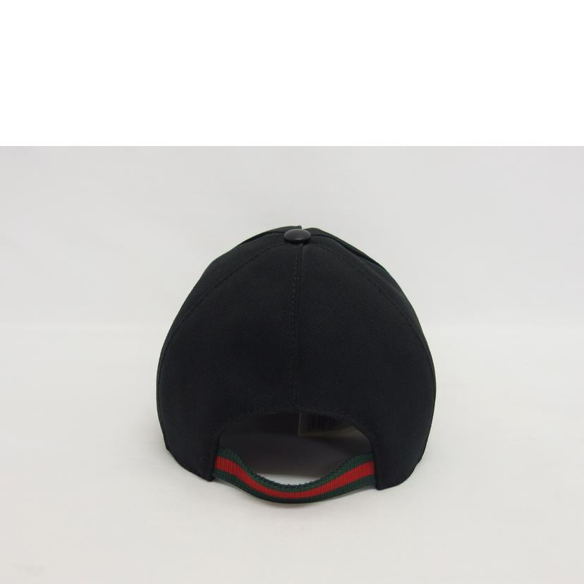 GUCCI グッチ/インターロッキングG/ベースボールキャップ/ブラック/387554//4H010/Bランク/04