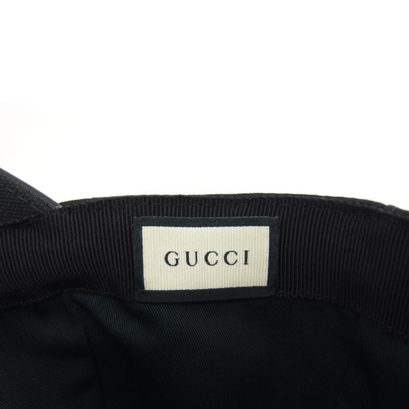 GUCCI グッチ/インターロッキングG/ベースボールキャップ/ブラック/387554//4H010/Bランク/04