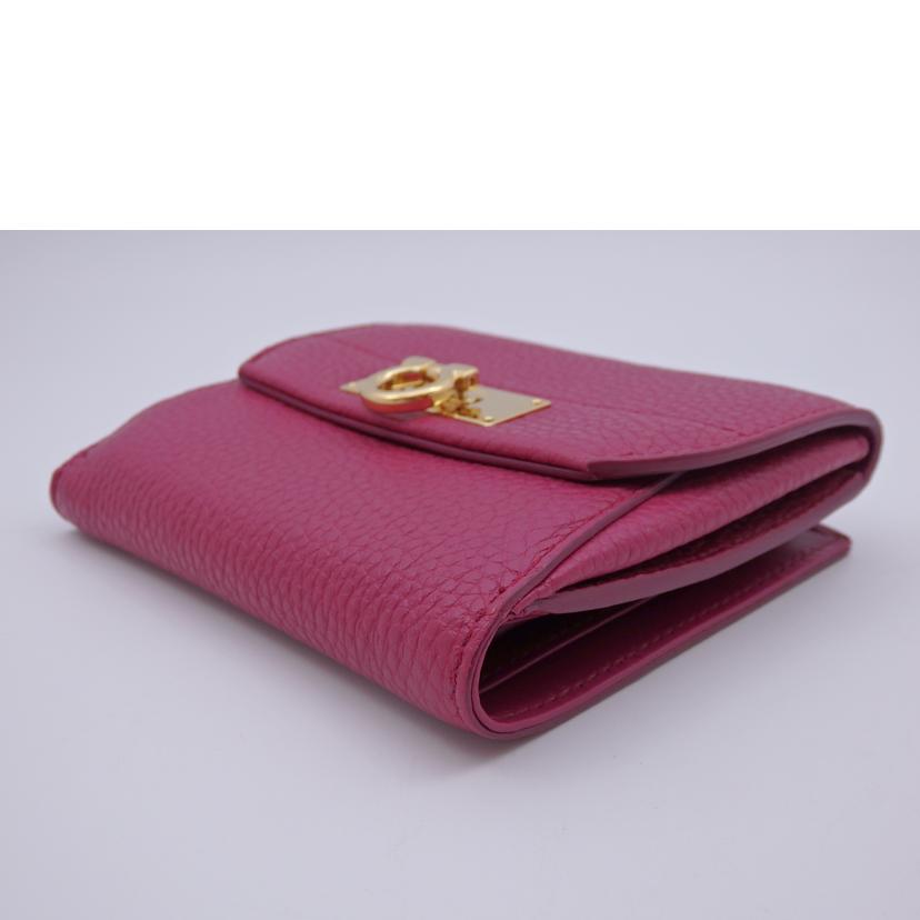 Ferragamo フェラガモ/ガンチーニレザー折り財布/JL-22 C268//ABランク/93