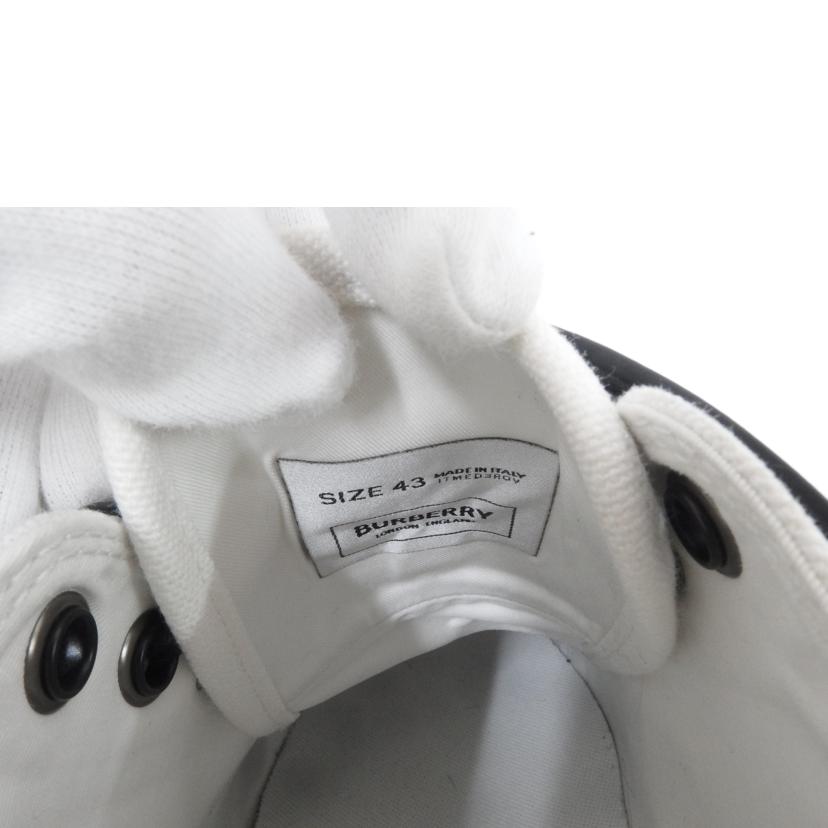 BURBERRY バーバリー/コットン&レザーウェブスニーカー/4500559999//ABランク/82