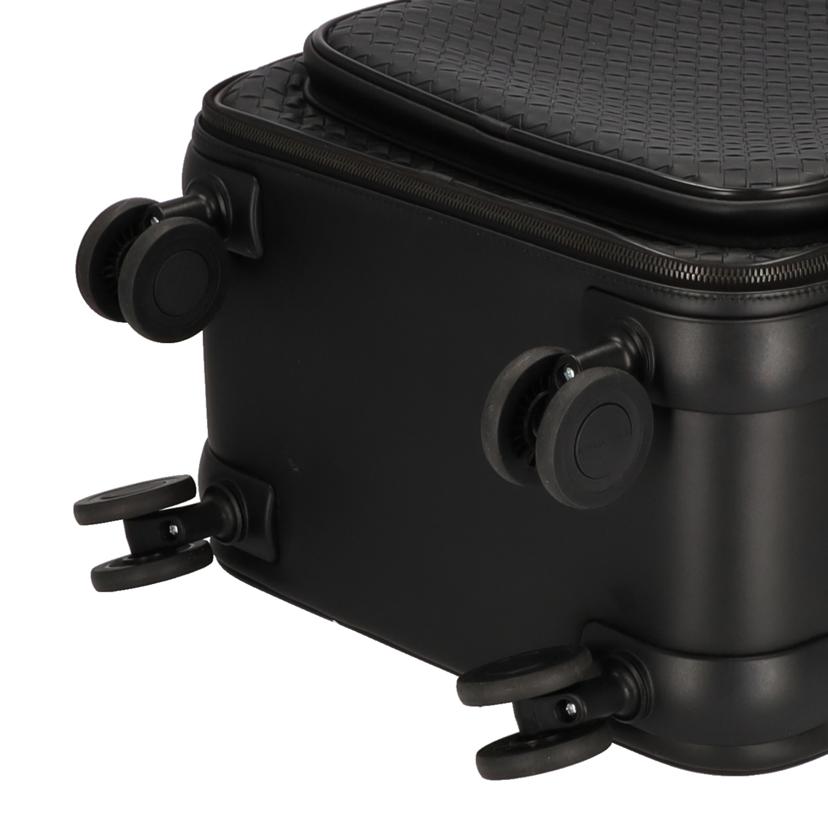 BOTTEGA ボッテガヴェネタ BOTTEGAVENETA イントレチャートキャリーバッグ トロリー エバノ ブラック 445086 V4651/イントレチャートキャリーバッグ/ブラック/ 445086 V4651//ABランク/37