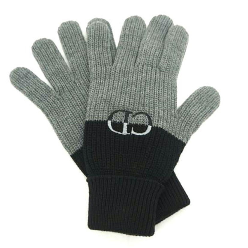 Dior HOMME ディオールオム/CDロゴヴァージンウールニットグローブ/213MG01AT481//Aランク/09