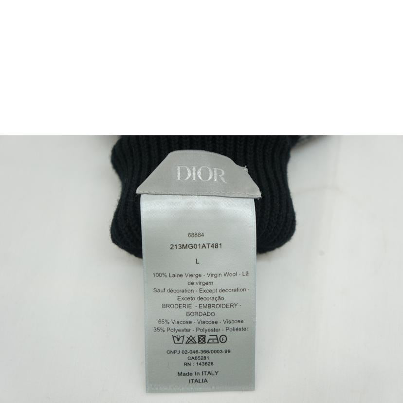 Dior HOMME ディオールオム/CDロゴヴァージンウールニットグローブ/213MG01AT481//Aランク/09