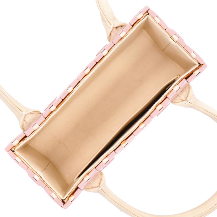 CHANEL シャネル/パズルバッグ ハンドバッグ/ピンク×ベージュ//6776072/Bランク/75