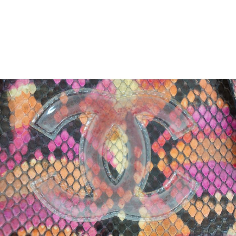 CHANEL シャネル/CCココマークパイソンフラップハンド//5963971/ABランク/09