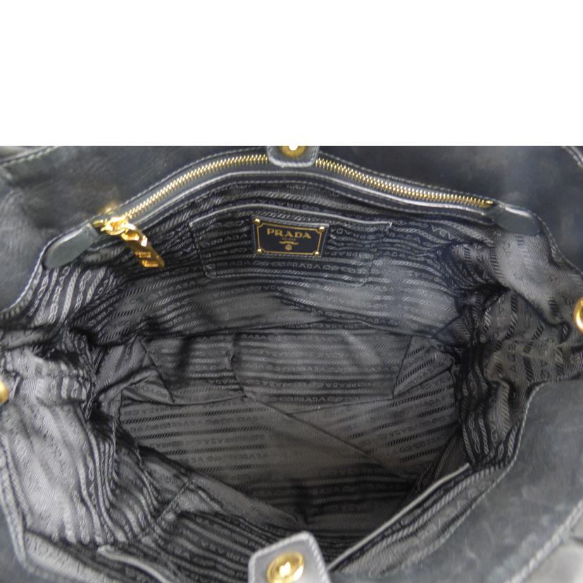 PRADA プラダ/ギャザーナイロンレザー2WAYバッグ/BN1788//ABランク/64