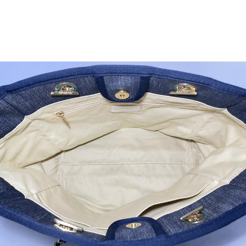 CHANEL シャネル/ドーヴィルデニムチェーントートバッグ//17657768/ABランク/51